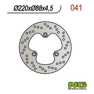NG DISK KOČIONI ZADNJI HONDA CBR 500/600F '87-90, VFR 400 '86-88, NSR 400 '85-91, '06-07, CBR 400RR '87-90, (220x88x4,5MM) (3X10,5MM)