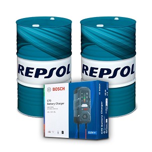 PROMOCIJA REPSOL ULJE MOTORNO 4T SMARTER SYNTHETIC 10U40 BURE 60L MA2 SINTETIČKO x2 + ISPRAVLJAČ BOSH