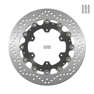 NG DISK KOČIONI PREDNJI BMW K1100LT/RS '89-00, R1100GS/R '93-94, R1100R/RT/RS '92-01 (305x118x5MM) (6X9,0MM) PLUTAJUĆI (SREDINA ALUMINIJUMSKA)