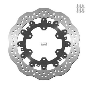 NG DISK KOČIONI PREDNJI BMW K1100LT/RS '89-00, R1100GS/R '93-94, R1100R/RT/RS '92-01 (305x118x5MM) (6X9,0MM) WAVE PLUTAJUĆI