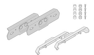 KAPPA MONTAŽA KOFERE BOČNE (KOPČA) MONOKEY K'VENTURE ( KOMPLET NA DVE STRANE )