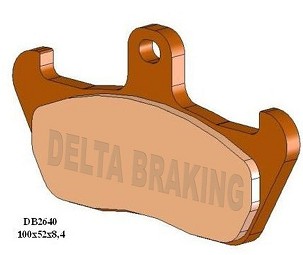 DELTA BRAKING PLOČICE KOČIONE KH163 PREDNJI CAGIVA MITO 125 '91-'92, SUPER CITY 125 '92-'00, U8 125/W12 350/W16 600 '93-'98, APRILIA TUAREG 125/600 '89, ZADNJI CAGIVA ELEPHANT 750 '90-'92, MOTO GUZZI QUOTA 1000 '92-'97