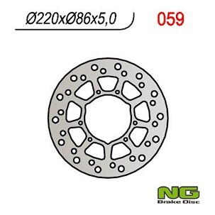 NG DISK KOČIONI ZADNJI YAMAHA XT 600 E '95-'03, XTZ 660 '91-'94 (220X86X4,5)