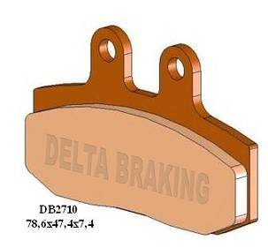 DELTA BRAKING PLOČICE KOČIONE KH113 / KH256 PREDNJI APRILIA RED ROSE 125 '87-'94, ATLANTIC 500 '02-'04, SPORTCITY 125 '04-'12, GILERA DAKOTA 350/500 '85-'87, HONDA CRM 125 '90-'99, NSR 125 '91-'03, CMX 250 REBEL '97-'00, SJ 50 '93-'99