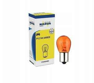NARVA SIJALICA 21W 12V BAU15S PY21W (ORANGE) - NARANDŽASTA MIGAVAC 1 KOMAD