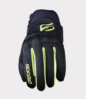 FIVE TEKSTILNE RUKAVICE GLOBE EVO CRNA/FLUO ŽUTA BOJA VELIČINA 11 (XL)