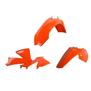 POLISPORT KOMPLET PLASTIKE KTM EXC/EXC-F '04 BOJA NARANDŽASTA OEM