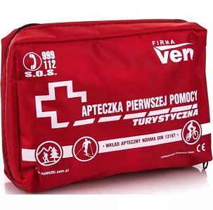 BIKETEC KOMPLET PRVE POMOĆI TURISTIČKA KOMPLETNA (DIN13167) BOJA CRVENA