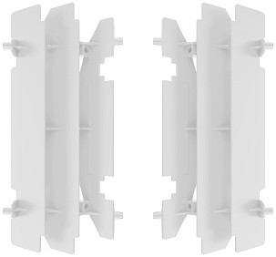 POLISPORT ŠTITNICI HLADNJAKA (KRATKI- KOMPLET) SUZUKI RM 125 '01-'08; RM 250 '96-'06; DRZ 400 '00-'25 BOJA BELA