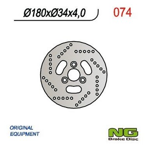 NG DISK KOČIONI PREDNJI SUZUKI SKUTER 50 (180x34x4) (3x10,5mm) KATANA 50 '97-'03, ADRESS 50 '95-'02