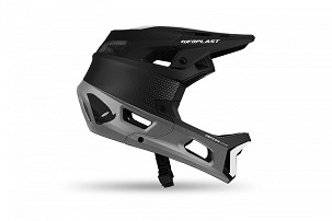 UFO KACIGA BICIKLISTIČKI MTB / E-BIKE DEFCON-ONE FULL FACE BOJA CRNA/SIVA VELIČINA S