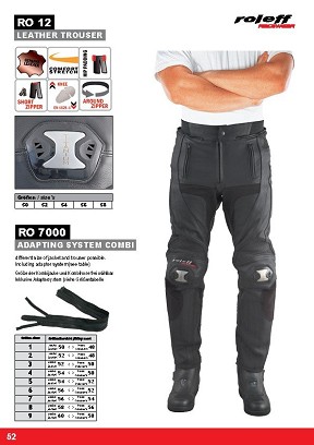 ROLEFF RASPRODAJA PANTALONE KOŽNE MODEL RO12 BOJA CRNA VELIČINA 50