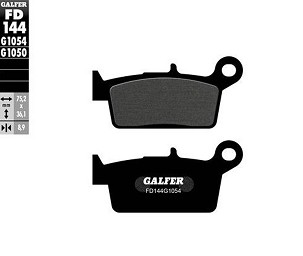 GALFER PLOČICE KOČIONE KH131 POLUMETALNE (DEBLJINA 8,9MM)