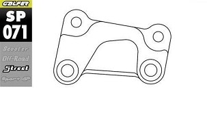 GALFER ADAPTER DISKA KOČIONE 330MM HARLEY DAVIDSON DESNA STRANA (HD RIGHT SIDE)