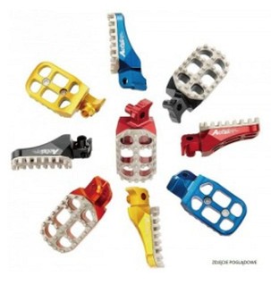 ACCEL PAPUČICE KTM SX 85 '18-20, SX/SXF 125/250/350/450 '16-20, HUSQVARNA TC 85 '18-20, TC 125 '16-20, FC 250-450 '16-18, FX 350/450 '17-18 REGULISANA ŠIRINA, BOJA PLAVA (KPL. 2 KOM.)