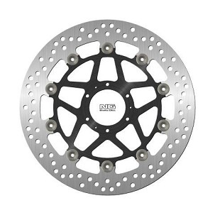 NG DISK KOČIONI PREDNJI HONDA CB 600 HORNET '98-'99 (296X62X5 6 OTVORA) PLUTAJUĆI (SREDINA ALUMINIJUMSKA) - ZAMENJUJE NG1161