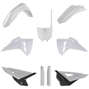 POLISPORT KOMPLET PLASTIKE (FULL KIT) HONDA CRF 250R '25-'26; CRF 450R '25-'26W SETU TABLICA PREDNJA (8670700002) I ŠTITNICI AMORTIZERA (8351900001) BOJA BELA