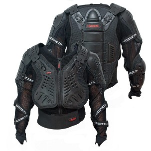 GARETH PROMOCIJA BUZER SCORPION ŠTITNIK GRUDNOG KOŠA NA MREŽICI ODVOJIVA RAMENA VELIČINA S