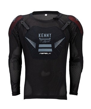 KENNY RACING BUZER ŠTITNIK GRUDNOG KOŠA NA MREŽICI BODY PROTECTOR MTB REFLEX VELIČINA S
