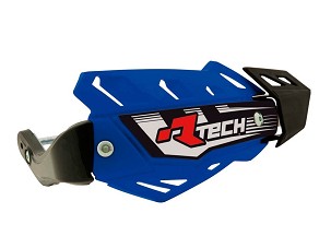 RACETECH (RTECH) ŠTITNICI RUKU (HAND GUARD) FLX ATV/QUAD BOJA PLAVA (SA 3 VRSTAAMI NOSAČA ZA VOLANA)