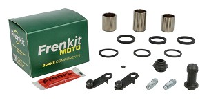 FRENKIT MOTO 2026/05 KOMPLET ZA POPRAVKU KOČIONE ČELJUSTI (ZAPTIVKE + KLIPOVI) NISSIN (KLIP FI 23 / 23 / 25MM) PREDNJA HONDA LEAD 110 '09-'15, PCX 125 '10-'16, VISION 110 '11-'15