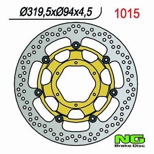 NG DISK KOČIONI PREDNJI HONDA CBR 1000 RR '06-'07, VTR 1000 SP1/SP2 '00-'04 (320X94X4,5MM) (6X6,5MM) PLUTAJUĆI