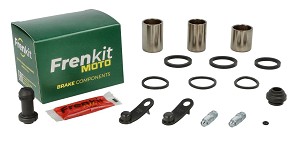 FRENKIT MOTO 2026/05 KOMPLET ZA POPRAVKU KOČIONE ČELJUSTI (ZAPTIVKE + KLIPOVI) NISSIN (KLIP FI 23 / 25 / 25MM) PREDNJA HONDA GL 1800 GOLD WING '03-'19