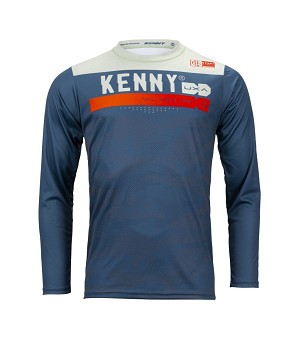 KENNY RACING MAJICA BICIKLOWA MTB MODEL ELITE CAMO BLUE BOJA PLAVA/BELA VELIČINA XXL