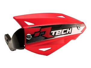 RACETECH (RTECH) ŠTITNICI RUKU (HAND GUARD) VERTIGO ATV BOJA CRVENA (SA 3 VRSTAAMI NOSAČA ZA VOLANA)