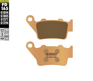 GALFER PLOČICE KOČIONE KH208 / KH213 SINTER METAL (ZLATNE) OFF ROAD