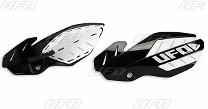 UFO ŠTITNICI RUKU (HAND GUARD) FLAME SUZUKI RMZ 250/450 '12-'17 BOJA CRNA/BELA (SA NOSAČIMI) - ZAMENJEN SA PM01652001 + PM01678