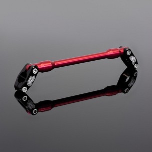 RENTHAL POPREČNA ŠIPKA VOLANA 7/8 CALA (22MM) ROAD BAR CROSS BRACE SET RED KOLR CRVENA