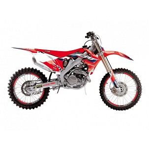 BLACKBIRD KOMPLET NALEPNICA (FOLIJA) HONDA CRF 250R '10-'13; CRF 450R '09-'12 DREAM 5 BOJA CRVENA CRNA
