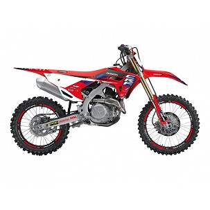 BLACKBIRD KOMPLET NALEPNICA (FOLIJA) HONDA CRF 250R '22-'24, CRF 450R '21-'24 DREAM 5 BOJA CRVENA CRNA BELA