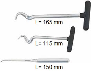 BUZZETTI ALAT ZA UKLANJANJE ZAPTIVKI; O-RINGOVA; ELASTIČNIH CREVA SET SADRŽI 3 KOM.165MM 150MM 115MM