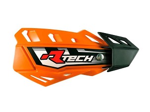 RACETECH (RTECH) ŠTITNICI RUKU (HAND GUARD) FLX CROSS/ENDURO BOJA NARANDŽASTA (SA 2 VRSTAAMI NOSAČA ZA VOLANA I RUČKI)