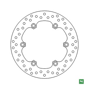 NEWFREN DISK KOČIONI ZADNJI HONDA NSS 125/250/300 FORZA '08-'19; FJS 400/600 SILVER WINGS '01-'08; XLV 1000 VARADERO '03-'11; CBR 1100XX BLACKBIRD '97-'08; CB 1100SF X ELEVEN '00-'03; CB 1300F '03-'08 (256X144X5)