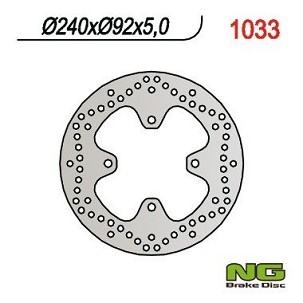 NG DISK KOČIONI ZADNJI YAMAHA X-MAX 125/250 '05-'09 (240X92X5) (4X10,5MM)