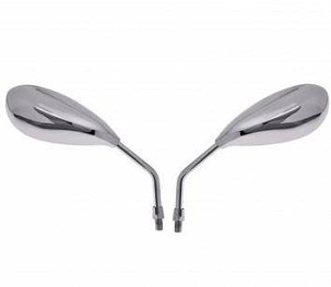 RETROVIZOR UNIVERZALNE HROMIRANE (PARA DESNO / LEVO) NAVOJ M10X1,25 DESNI - RASPRODAJA