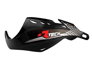 RACETECH (RTECH) ŠTITNICI RUKU (HAND GUARD) GLADIATOR EASY BOJA CRNA (SA NOSAČIMI NA VOLAN 22,2MM I 28,6MM)