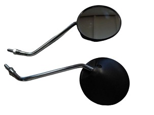 GZ RETROVIZOR UNIVERZALNE BEZ HOMOLOGACIJE 2 KOMADA KOMPLET (M8/1,25) NAVOJ DESNI/LEVI, BOJA CRNA (KOMPLET 2 KOM.)