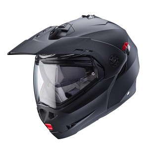 CABERG KACIGA PAŠNI FLIP-UP ENDURO MODEL TOURMAX X SOLID BOJA CRNA MAT VELIČINA M (PINLOCK U SETU)