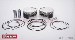 WOSSNER KOMPLET KLIPOVA POLARIS RZR 900 XP '11-'12 STD. (92,95MM) (10,60:1)