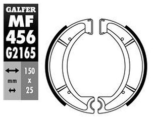 GALFER PAKNE KOČIONE ZADNJI SH510 YAMAHA SR 500 '78-, XT 600 '85-'86, XT 600SA TENERE '83-'88, YZ 490 '86-,