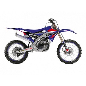 BLACKBIRD KOMPLET NALEPNICA (FOLIJA) YAMAHA YZ 250F '14-'18, YZ 450F '14-'17 DREAM 5 BOJA PLAVA CRNA