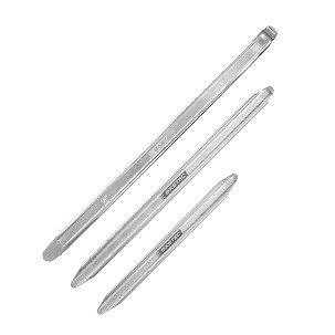 BIKETEC SET 3 KOM.LYŽKA ZA GUMA PROSTA / RAVNA 250 X 22 X 6 MM (25 cm) + BIKETEC KAŠIKA ZA GUME PROSTA / RAVNA 350 X 22 X 6 MM (35 CM)+ BIKETEC KAŠIKA ZA GUME PROSTA / RAVNA 450 X 25 X 9 MM (45 CM)