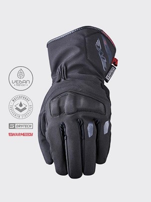 FIVE GLOVES RUKAVICE TEKSTILNE WFX4 WP WOMAN ŽENSKE (WATERPROOF - VODOOTPORNE) BOJA CRNA VELIČINA 9 (M)