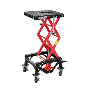 BIKETEC DIZALICA PLATFORMOWY 410X340MM NOŽYCOWY - UNIESIENIE 350-870MM ZA 135KG