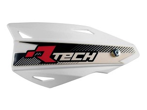 RACETECH (RTECH) ŠTITNICI RUKU (HAND GUARD) VERTIGO CROSS/ENDURO BOJA BELA (SA NOSAČIMI ZA VOLANA)