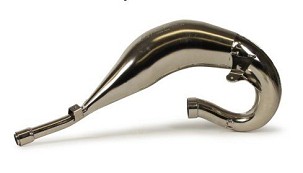 DEP PIPES DIFUZOR/KOMORA/TUBA REZONANSOWA NIKLOWANA (FRONT EXHAUST PIPE NICKEL): HONDA CR 125 '90-'97